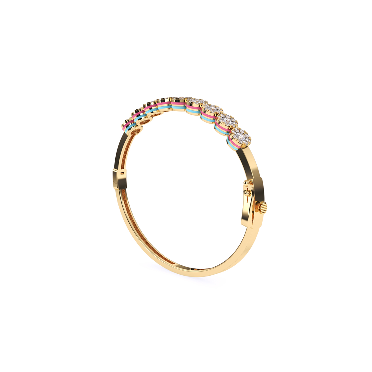 Charming Round Diamond Daily Wear Bracelet